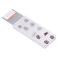 thumbnail image 1 of Inserts de Tour de Carbure Indexables, 10pcs Carbure Tournant Inserts Carbure Tournant Inserts Carbure Indexables Installation Sans Effort, 1 of 8