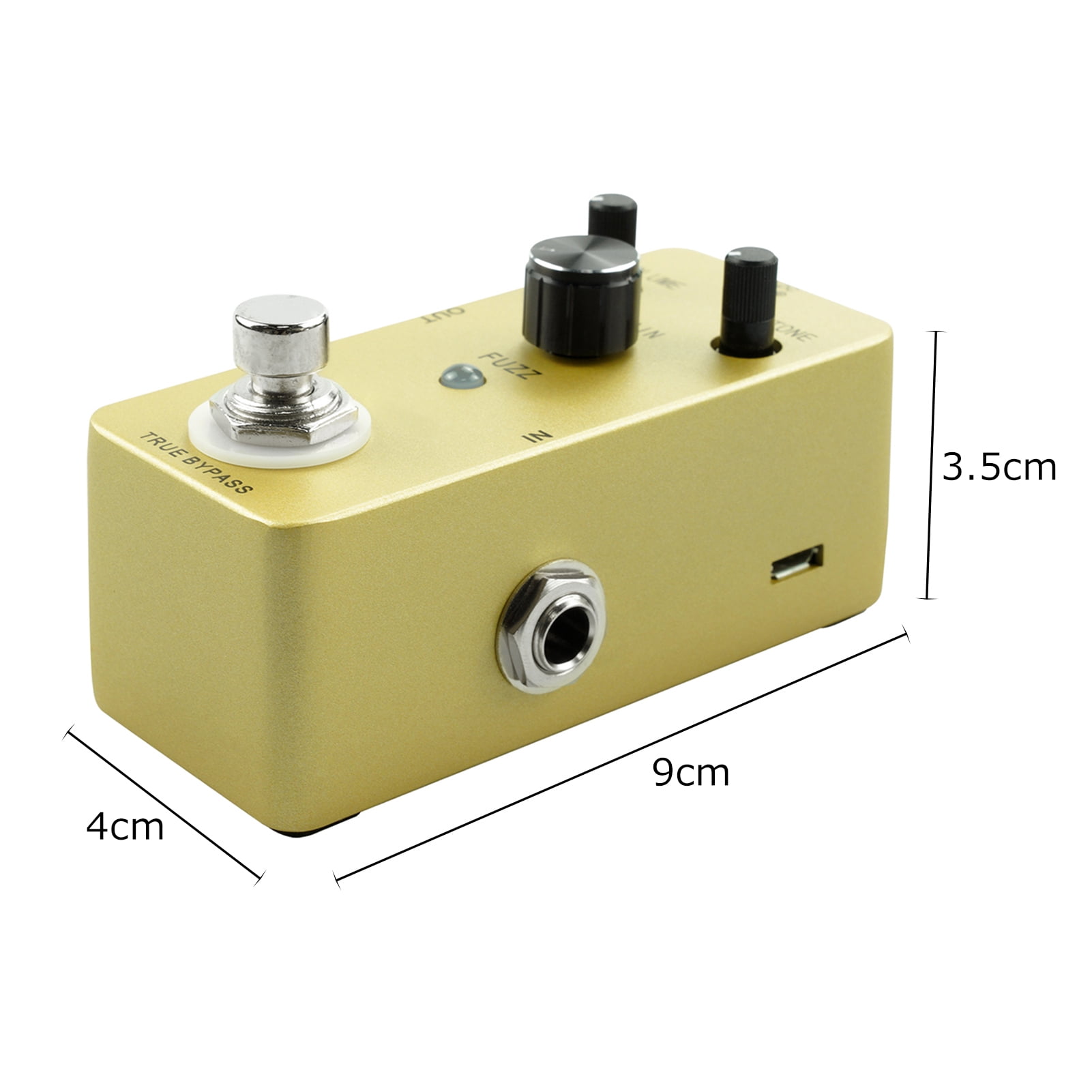 Sorven distortion fuzz pedal Pedal M- FUZZ Vintage Fuzz Guitar Effect Pedal Zinc Alloy Shell True Bypass