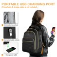 thumbnail image 4 of Mochila con ruedas Arcoyard Carry On Luggage de 40 litros para adultos, 4 of 9