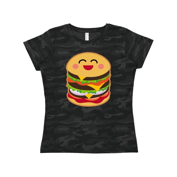 Inktastic Hamburger Kawaii Women's T-Shirt
