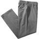 thumbnail image 1 of Pantalones de mezclilla de ajuste holgado con cintura elástica para hombre Gris Oscuro/Sarga 44W x 30L Gris Oscuro/Sarga 44W x 30L Xishao ropa, 1 of 2