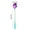 D, variant on Stainless Steel Long Handle Mixing Spoon Coffee Stirrer Ice Cream Spoon Round Tip