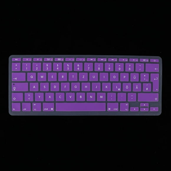 en fonético anti para de 11 pulgadas - púrpura Yotijar Funda de silicona para teclado