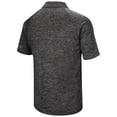 thumbnail image 2 of Men's Colosseum Black Indiana Hoosiers Big & Tall Down Swing Polo, 2 of 5