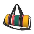 thumbnail image 1 of Balery Vertical Stripes Bolsa de Gimnasio para Mujeres y Hombres, Bolsa de Viaje Impermeable, Bolsa de Fin de Semana con Compartimento para Zapatos y Bolsillo Húmedo, 1 of 6