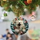 thumbnail image 3 of Fiudx Adorno Navideño de Muñeco de Nieve, Bonito Adorno Acrílico para Coche, Diseño Redondo Hecho a Mano, Accesorio Festivo para Oficina y Hogar, Ideal Como Regalo de Navidad, Tamaño de 8 Cm., 3 of 3