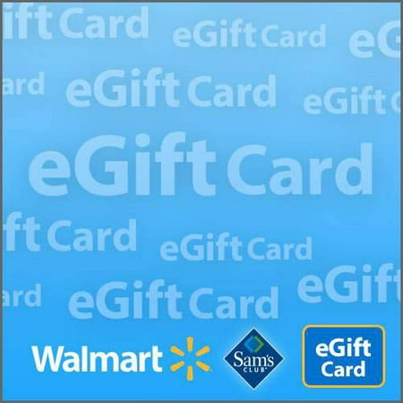 Sam's Club and Walmart eGift Card