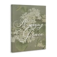 thumbnail image 2 of Amazing Grace Phrase Vintage White Flower Blossoms Canvas Art, 36 x 48, By Lil' Rue, 2 of 6