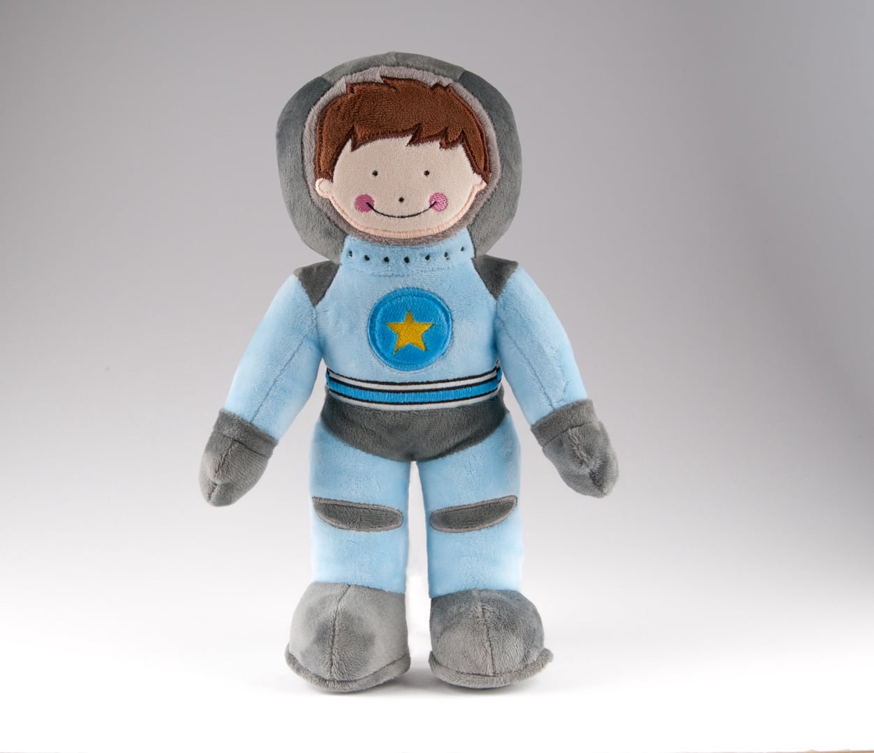 Storklings Astronaut Stuffed Animal, Spaceman Plush Soft Space Toy 12” Height, Astronaut Toy in a Blue Spacesuit