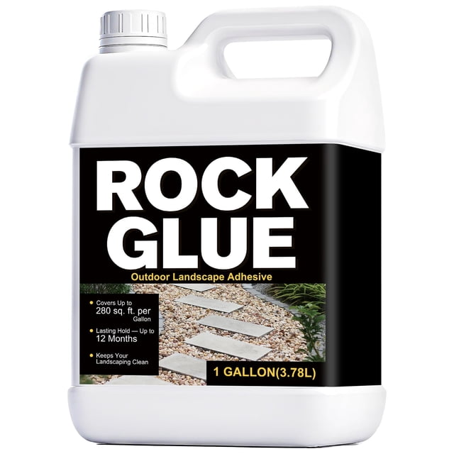Gravel Binder Teexpert Rock Glue de 3.78 L para paisajismo