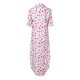 thumbnail image 5 of Gibobby Vestido Casual para Mujer Vestido de camisa con abertura sexy con estampado de flores y botones de solapa a la moda para mujer(Rosa caliente,M), 5 of 5
