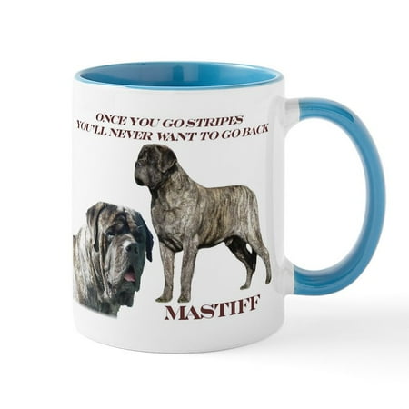 

CafePress - Mastiff Brindle Male Mug - 11 oz Ceramic Mug - Novelty Coffee Tea Cup