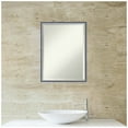 thumbnail image 2 of Amanti Art Theo Blue Narrow Beveled Wood Wall Mirror 25.25 x 19.25 in., 2 of 10