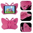 thumbnail image 3 of iPad 10.2 Case (9th/8th/7th Generation, 2021/2020/2019 Release), Kids Friendly Shockproof Butterfly Wing Kickstand Rugged Light Weight EVA Protective Cover, Rose, 3 of 6