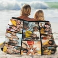 thumbnail image 5 of AISENIN Personalized Picture Throw Blankets with Text for Adult Kids Women Men,Custom Photos Collage Blanket for Family Couple Friend Christmas Birthday, 5 of 5