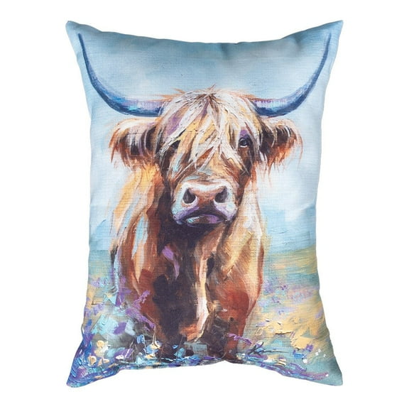 Highland Cow Climaweave Pillow 13" x 18"