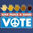 thumbnail image 2 of CafePress - Vote Peace Maternity Dark T Shirt - Maternity Dark T-Shirt, 2 of 3