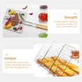 thumbnail image 5 of WHAMVOX Stainless Steel Grill Basket with Detachable Rack for Home Use and Outdoor Activities Silver, 5 of 8