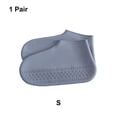 thumbnail image 4 of Minnieouse 1 par de fundas para zapatos antideslizantes, flexibles, impermeables, plegables, elegantes, de color sólido, portátiles, Accesorios de calzado Gris S, 4 of 6