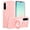 Pink, variant on Asuwish Phone Case for Samsung Galaxy A16 A26 A17 5G/4G Tempered Glass Screen Protector Magnetic Folding Stand Frosted Translucent Rugged Shockproof Protective Cell Cover A 16 26 16A Women Men Black