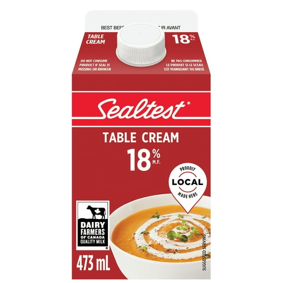 Sealtest 18% Table Cream, 473 mL