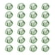thumbnail image 3 of 24 Uds cascabeles verdes 40mm diseño de pentagrama hueco DIY hacer campanas esmeriladas de hierro para Navidad para llaveros artesanales, 3 of 5
