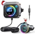 thumbnail image 1 of Adaptador Bluetooth para coche JOYROOM 66W con 3 puertos de carga, 1 of 7