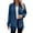 Dark Blue, variant on Lovskoo 2024 Women's 2023 Casual Lapel Cardigan Long Sleeve Open Front Irregular Hem Soft Long Coat with Pockets Dark Blue