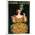 thumbnail image 1 of ARTCANVAS Cachou Lajaunie 1920 Canvas Art Print by Leonetto Cappiello - Size: 18" x 12" (0.75" Deep), 1 of 9