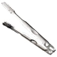 thumbnail image 2 of Stainless Steel Ice Tongs with Non-Slip Teeth, Professional Bar Tongs for Ice Cubes, Sugar, Salad, Serrated Grip Kitchen & BBQ Serving Utensil, Dishwasher Safe, 1 Pcs, 2 of 5