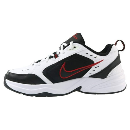 Nike Men's Air Monarch IV Cross Trainer, White/Black, 13.0 Regular US