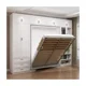 thumbnail image 4 of Cama plegable de pared para dormir, cama oculta, ahorro de espacio, sofá cama lateral plegable de pared, 4 of 4