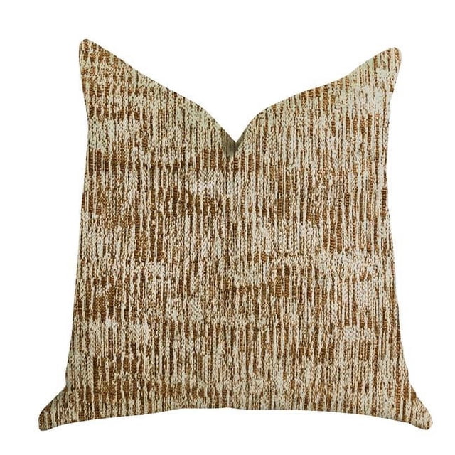 Plutus PBRA1328-2030-DP Ébène Roux Texturé Luxe Jeter Oreiller&44; 20 x 30 in. Queen