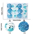 thumbnail image 3 of Shatterproof Christmas Ornaments, 12 Pack 6cm Sequin Foam Christmas Baubles Hanging Ornament Set, 3 of 5