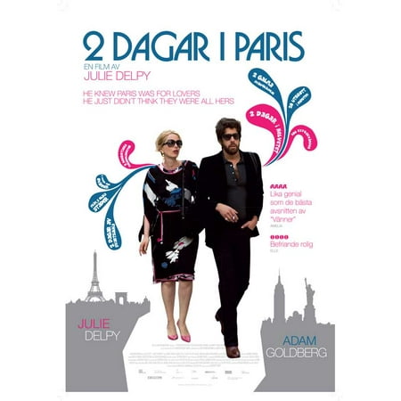 2 Days in Paris - movie POSTER (Style F) (11