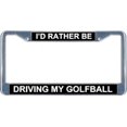 thumbnail image 1 of Je Préférerais Conduire Mon Cadre de Licence de Ballon de Golf. Vis Gratuites Incluses, 1 of 2
