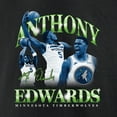 thumbnail image 4 of Men's Anthony Edwards Black Minnesota Timberwolves Retro '90s T-Shirt, 4 of 4