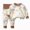 G814-Brown, variant on HFHAPW Two Piece Kids Pajamas Cute Graphic Print Girl Boys Pajama Set Toddler Sleepwear for Fall and Winter Seasons
