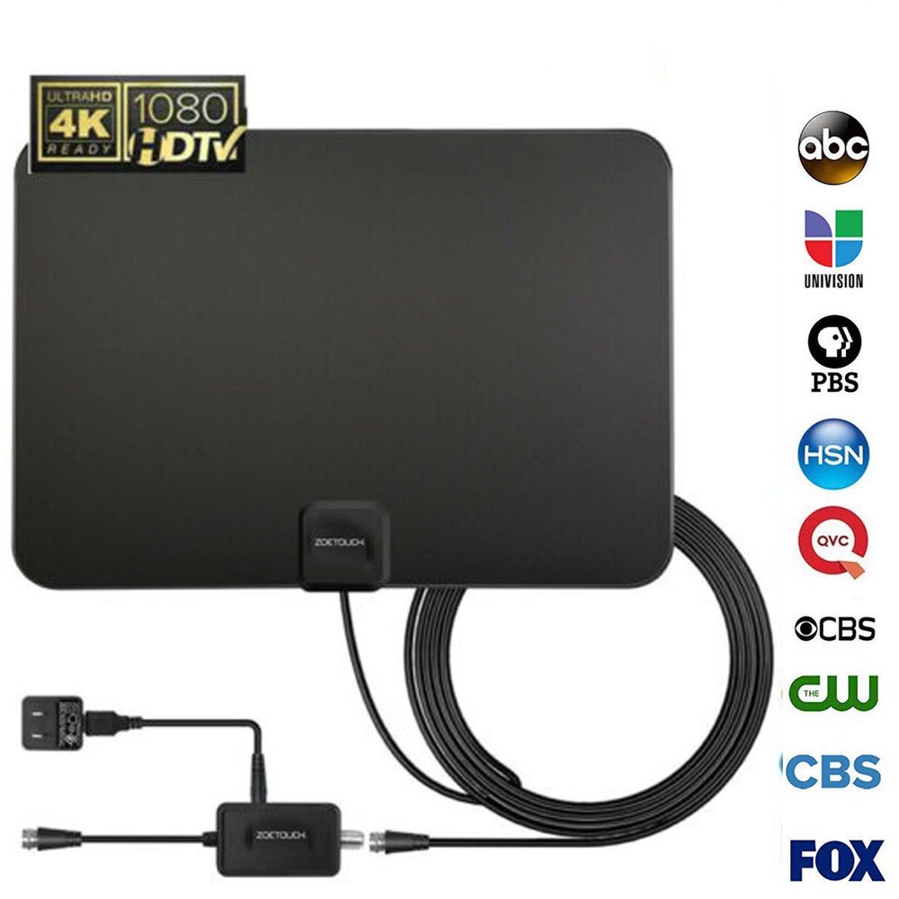 1byone ZOETOUCH 50 Miles TV Antenna Digital Indoor Antenna with