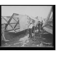 thumbnail image 2 of Historic Framed Print, Mending the nets, Charlevoix, Mich., 17-7/8" x 21-7/8", 2 of 9