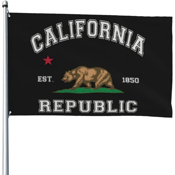 4x6 Ft Garden flag Republic Of California State Flag Flag American flag Funny House Outdoor banners Yard Flags Garden Parade Banner Tapestry
