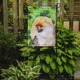 thumbnail image 2 of Carolines Treasures BB9856GF Pomeranian St Patricks Flag Garden Size  Small multicolor, 2 of 3
