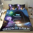 thumbnail image 1 of Orion y la Oscuridad Conjunto de sábanas temático, trío de piezas, cómodo y amigable con la piel, diseño único, regalo de decoración para el hogar para familiares, amigos y fans,140cm *210cm, 1 of 6