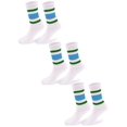 thumbnail image 2 of Gustave 3 Pairs Retro Striped Crew Socks Tube Socks Soft Cozy Cotton Casual Socks Athletic Running Socks Novelty Sporty Calf Socks for Women Men, 2 of 6