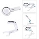 thumbnail image 4 of Rechargeable Handheld Magnifier with 5x Magnification and 8 LED Lights - Portable Illuminated Magnifying Glass, 4 of 5