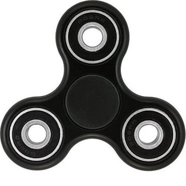1 Pcs Stress Relief Hand Tri Spinner and Spinning Fidget Black Color