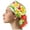 C, variant on Summer Sales Under $5 Multicolor GIJNRIUIUA Ponytail Scrub Caps Surgical Hat with Buttons for Long Hair Ribbon Tie Back Adjustable Floral Cartoon Print Nurse Doctor Medical Cap for Women