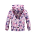 thumbnail image 4 of MGEOY Girls Rain Jackets Lightweight Waterproof Hooded Raincoats Windbreakers, 4 of 6