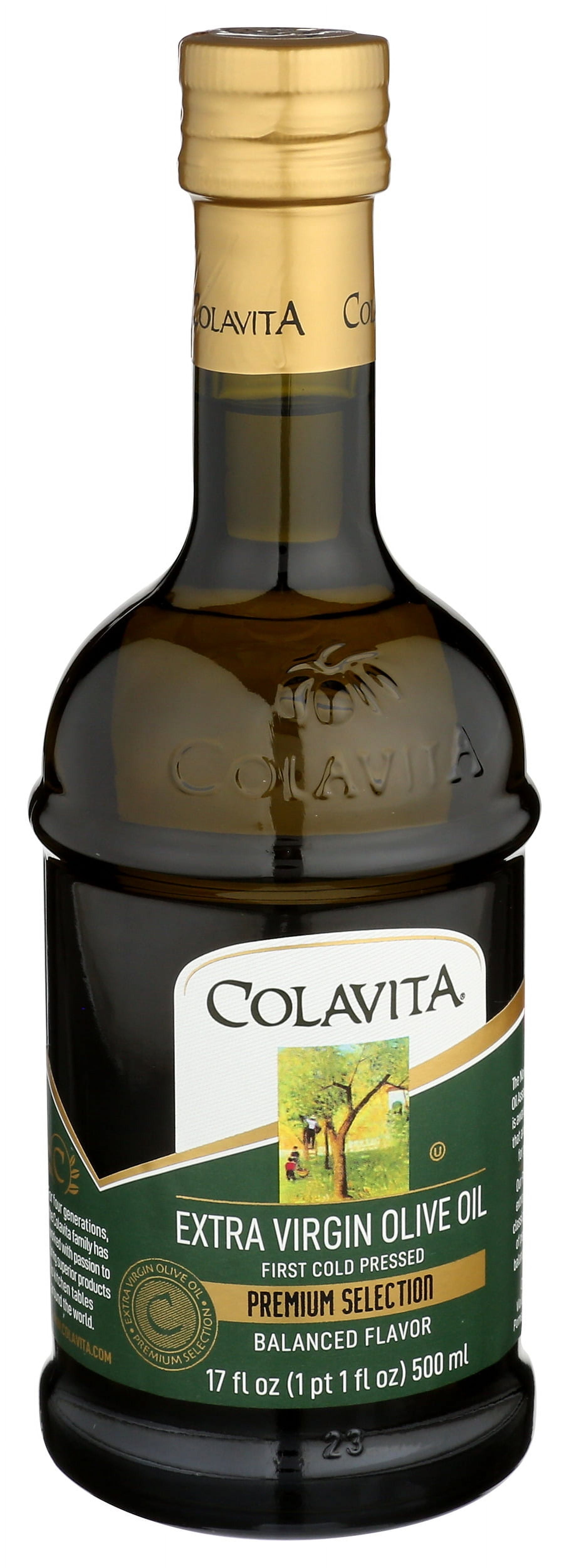 Pack of 6, Colavita Premium Selection Extra Virgin Olive Oil, 17 fl oz