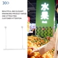 thumbnail image 7 of Hemobllo 2pcs Canvas Hanger Rod Shape Transparent PVC Hanging Posters and Flags for Exhibitions, 7 of 7